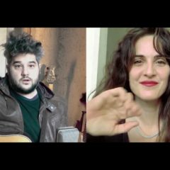 Javier Montalto y Julieta Diaz cantaron “Solitarios”