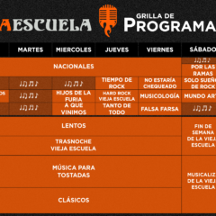GRILLA DE PROGRAMACIÓN