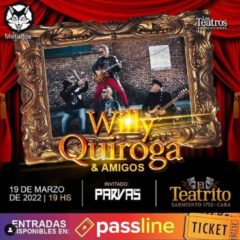 Parvas junto a Willy Quiroga