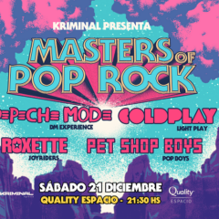 Vuelve el masters of pop rock