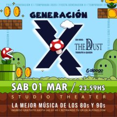 La fiesta “Generación X” en Studio Theater