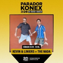 Kevin Johansen junto a Liniers y The Nada  en el Konex
