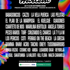 Harlem anuncio su line up 2026