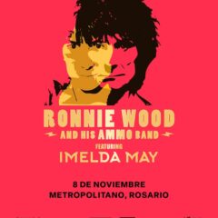 Ronnie Wood por primera vez en Rosario